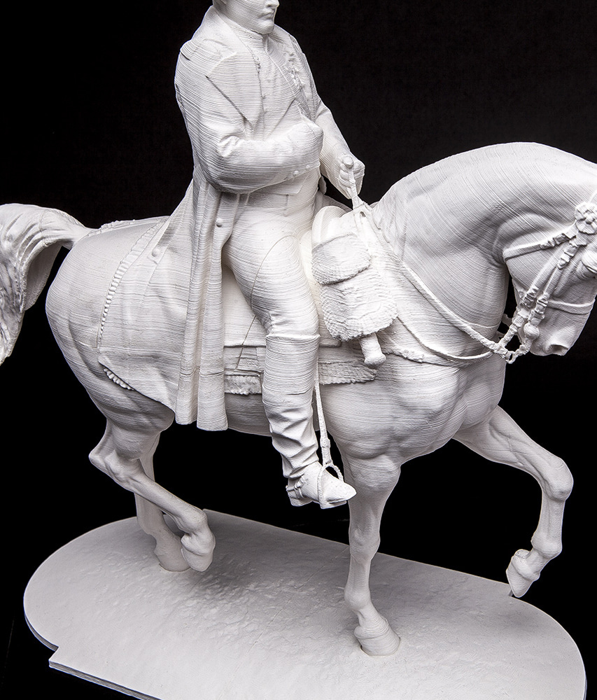 3D프린팅으로 제작된 나폴레옹(Napoleon) 동상 2